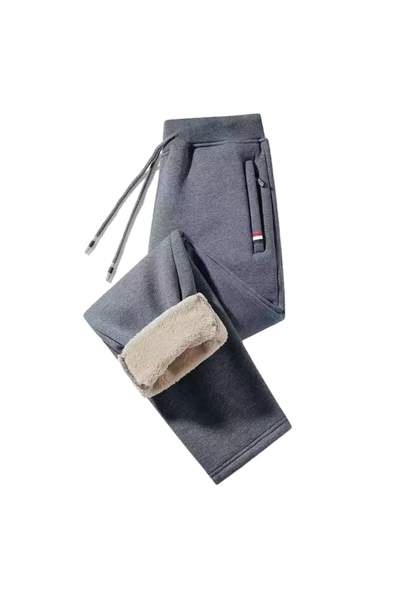 Men Winter Warm Track Pants Fleece Joggers Pant Sherpas Lined Athletic Sweatpant