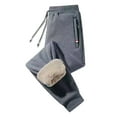 thumbnail image 1 of Men Winter Warm Track Pants Fleece Joggers Pant Sherpas Lined Athletic Sweatpant, 1 of 16
