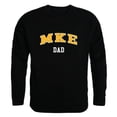 thumbnail image 1 of Men Wisconsin Milwaukee Panthers Dad Crewneck Fleece, Black - Medium, 1 of 1
