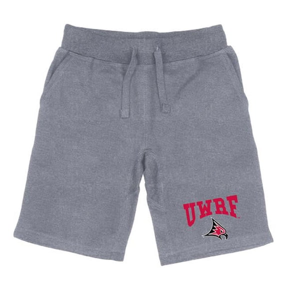 Men Wisconsin River Falls Falcons Premium Shorts, Heather Grey - Extra Large