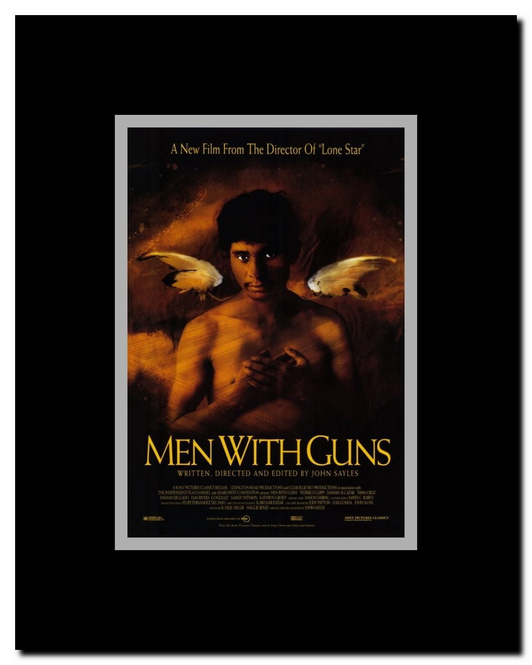 Men With Guns Framed Movie Poster