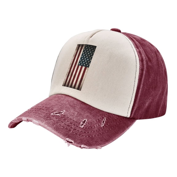 Men Women America Flag Baseball Cap Golf Dad Hat Adjustable Low Profile Cotton Hat