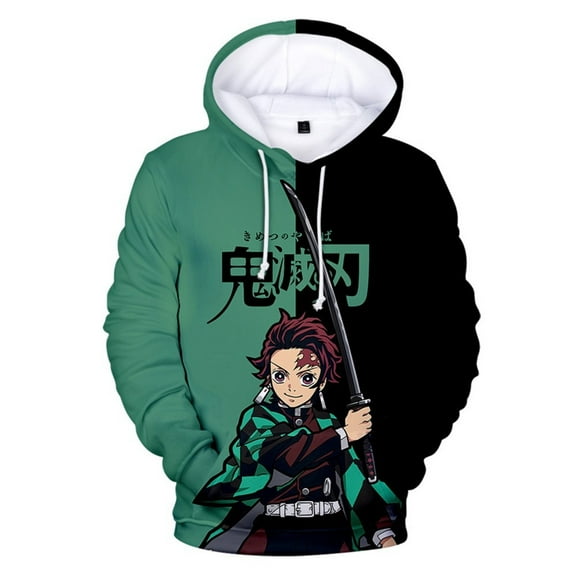 Men Women Anime Unisex Demon Slayer Hoodies 3D Printed Sport Sweatshirt -3XL