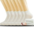 thumbnail image 1 of Men Women Ankle Athletic Quarter Low Cut Crew Cotton Socks Sport Size 9-11 10-13, 1 of 3