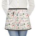 thumbnail image 1 of Men Women Aprons with Pockets Work Waist Apron Fresh Garden Half Apron, 1 of 6
