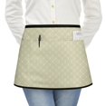 thumbnail image 1 of Men Women Aprons with Pockets Work Waist Apron Linen Half Apron, 1 of 6