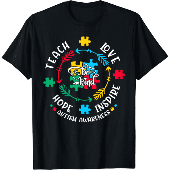 Men Women Autism Awareness Shirt – Adult Unisex Autism Awareness T-Shirt