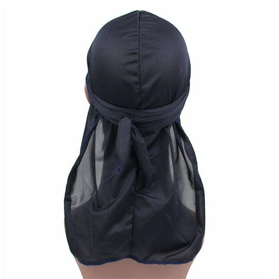 Men Women Bandana Doo Durag Rag Headwear Unisex Silk Pirate Cap Headwrap Ha L4C2