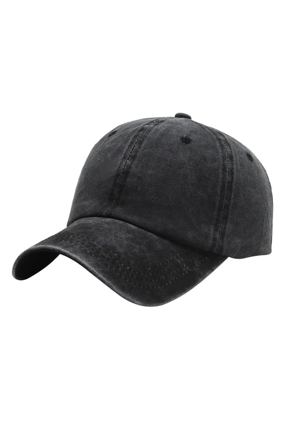 Men & Women Baseball Cap, High Messy Bun Ponytail Adjustable Trucker Casual Baseball Caps