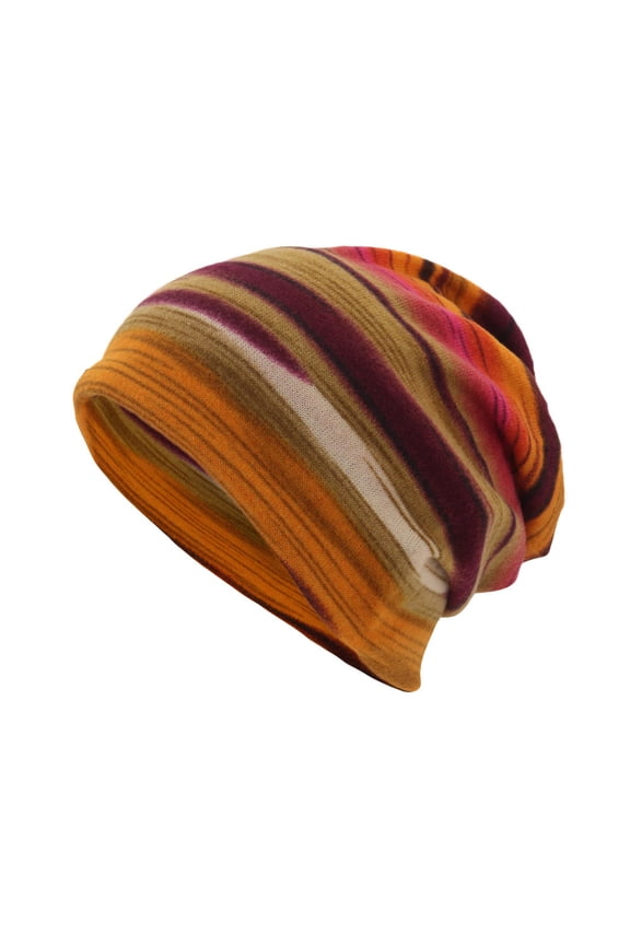 Men Women Baseball cap Stripe Print Scarf Beanie Convertible Windproof Sun Hat for Men Women