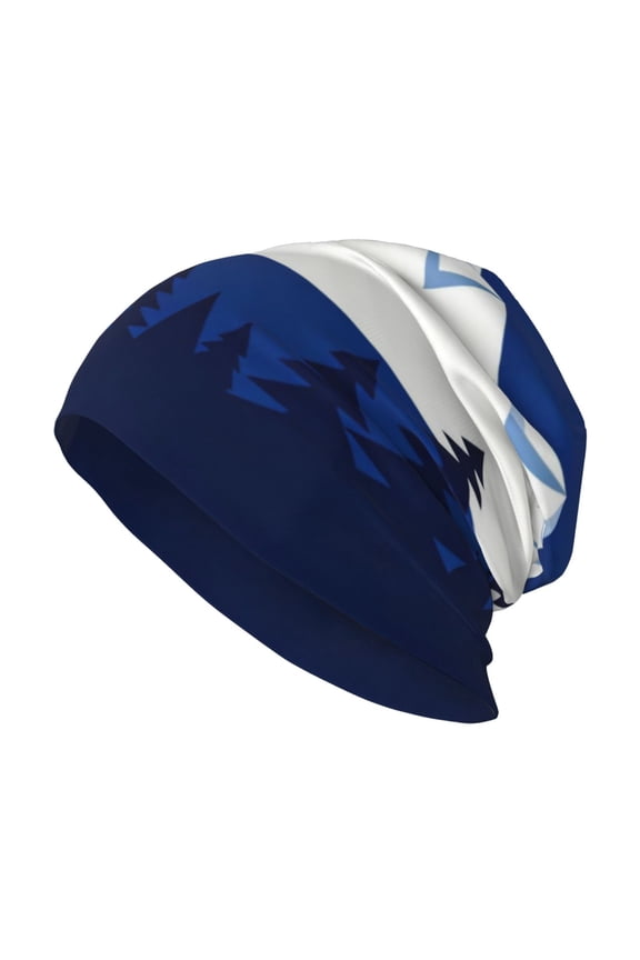 Men Women Beanie Skull Cap Colorado Snow Mountain Slouchy Beanie Hat For Outdoor Running Work