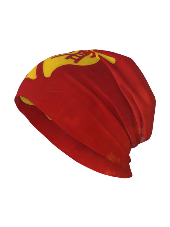 Men Women Beanie Skull Cap Fire Fighters Fire Department Slouchy Beanie Hat For Outdoor Running Work