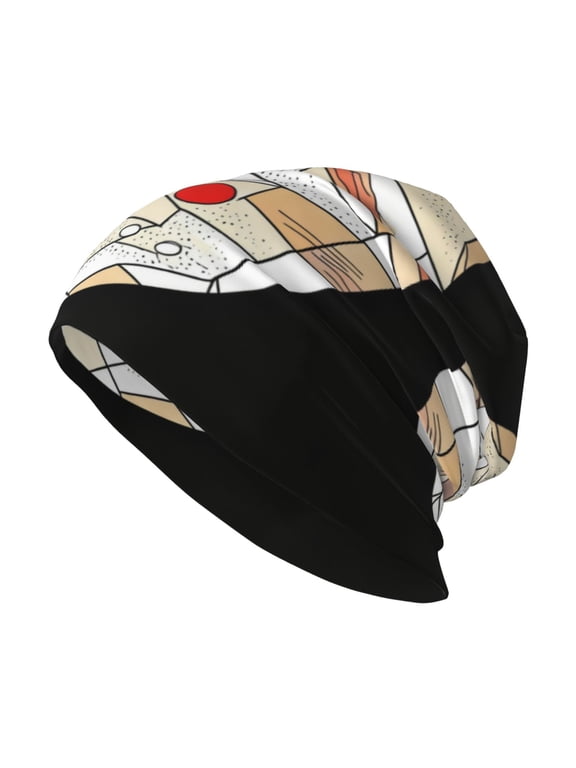 Men Women Beanie Skull Cap Jupiter Storm Slouchy Beanie Hat For Outdoor Running Work