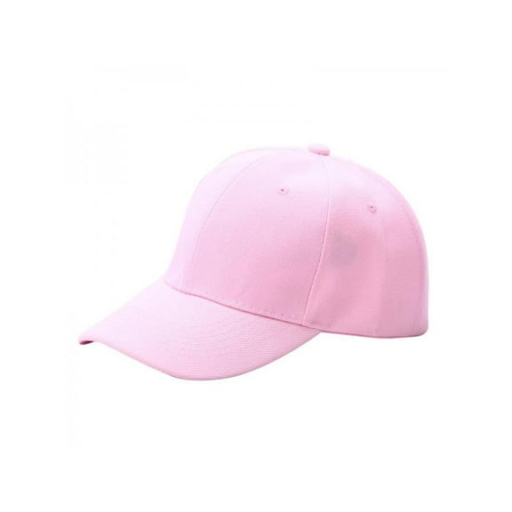 Men Women Black Baseball Cap Adjustable Curved Visor Hat