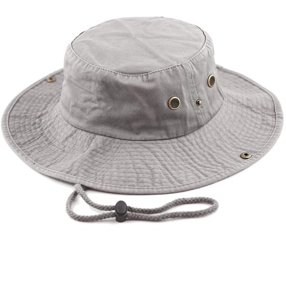 Men Women Boonie hat Cotton Wide Brim Foldable Double-Sided Outdoor