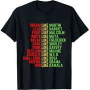 Men Women Boys Girls Black History Month T-Shirt
