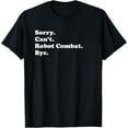 thumbnail image 1 of Men Women Boys or Girls Funny Robot Combat T-Shirt, 1 of 4