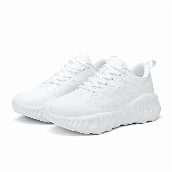 Men Women Breathable Non Slip Casual Sneakers, Platform Height Boost Cushioned Running Shoes