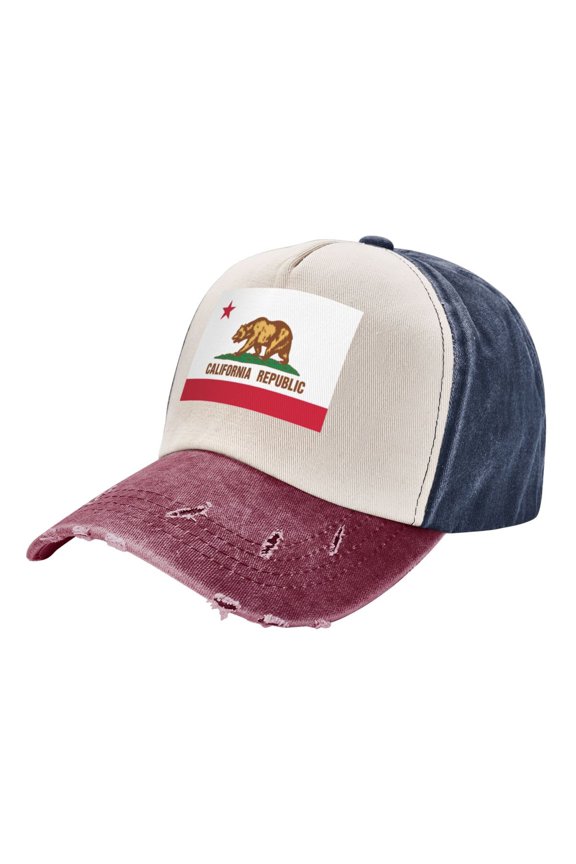 Men Women California Baseball Cap Golf Dad Hat Adjustable Low Profile Cotton Hat