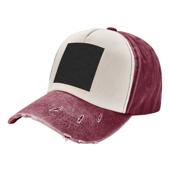 Men Women Cheetah Black Leopard Distressed Twill Cotton Baseball Cap Vintage Adjustable Dad Hat