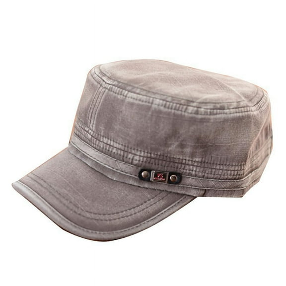Men Women Classic Adjustable Army Plain Hat Cadet Baseball Cap