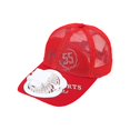 thumbnail image 1 of Men Women Cool Mesh Baseball Caps with Mini Fan,USB Rechargeable Breathable Sun Protection Hat With Built-in Cooling Fan Lightweight Summer Outdoor Sunshade Cap, 1 of 5