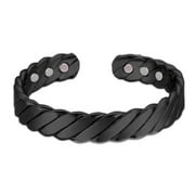 DISGOD Men Women Copper Magnetic Bracelet Cuff Healing Therapy Arthritis Bangle Jewelry