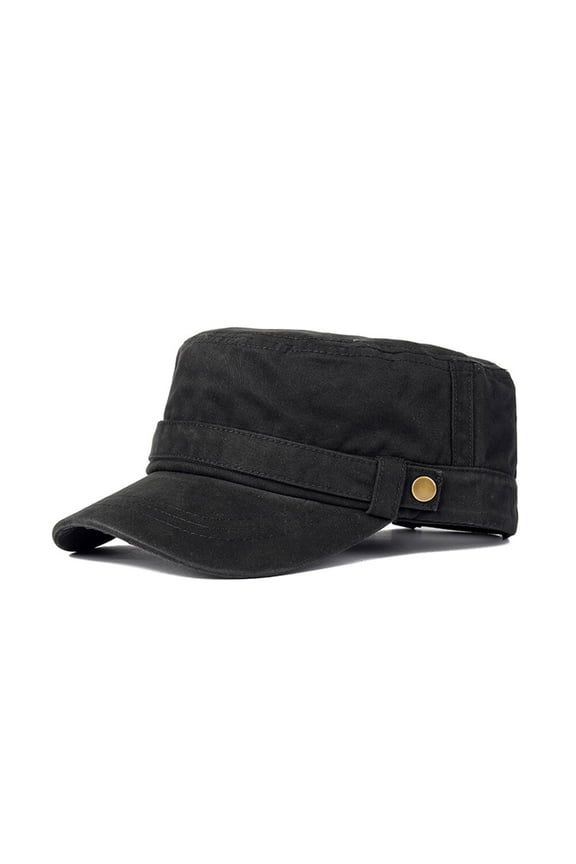 Men Women Cotton Army Cadet Combat Military Hat Duckbill Flat Sun Baseball Summer Cap