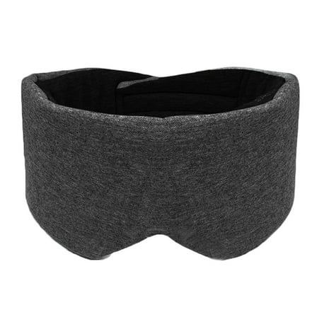 Men Women Cotton Blackout Eye Mask Oversized Eyeshade Cover Breathable Adjustable Nap Travel Sleeping Blinder Blindfold