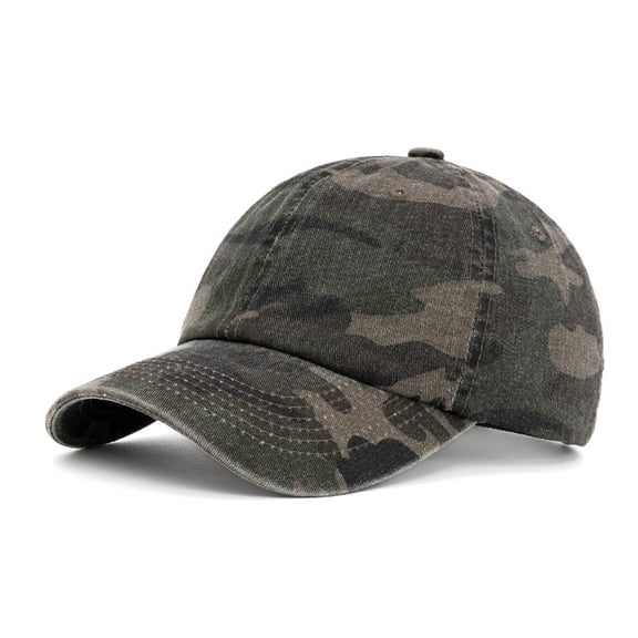 Men Women Cotton Camouflage Baseball Cap Outdoor Sports Camping Jungle Adjustable Hat