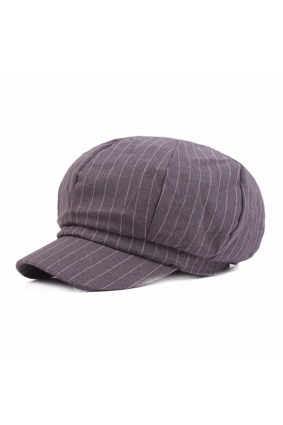 Men Women Cotton Gatsby Newsboy Hat Cabbie Driver Bakerboy Cap Peaky Flat Hats