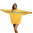 thumbnail image 1 of Men Women Couples Hooded Shirts I Love You This Much Valentine'S Day Sweatshirt Letter Print Crew Neck Pullover, 1 of 8