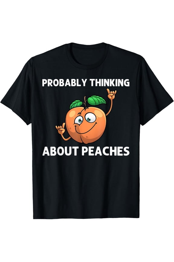 Men Women Dancing Peach Fruit T Shirt Size S-5XL