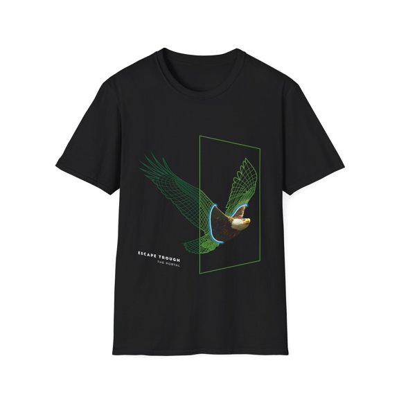 Men Women Eagle Bird Portal Novelty Inspirational Tshirt