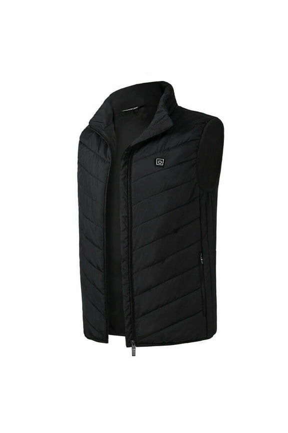 Men Women Electric Vest Heated Cloth Jacket USB Warm Up Heating Pad Body Warmer.-2XL