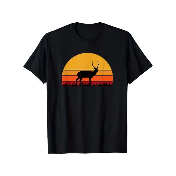for Men & Women, Family Matching Holiday & Casual Attire, S-XXXL, Deer Decor, Weekend Attire, Natureinspired Design, Comfortable Fabric, Short Sleeve Shirt, Nature Lovers