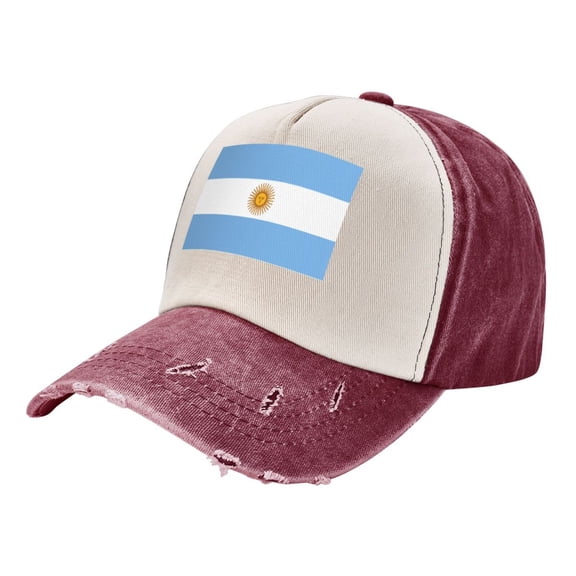 Men Women Flag Of Argentina Baseball Cap Golf Dad Hat Adjustable Low Profile Cotton Hat