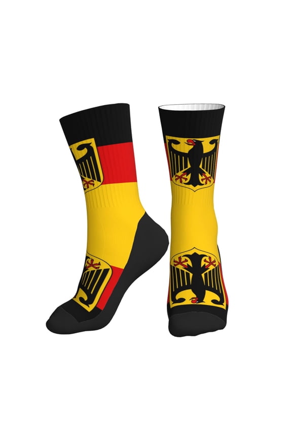 Men Women Flag Of Germany Novelty Sports Design Casual Dress Socks