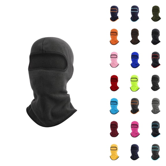 Men Women Ski Mask Winter Knit Balaclava Warm Thickened Outdoor Cycling Snow Cold Weather Face Cover Beanie Hat Windproof Design Soft Thermal Knit Gear for Ski Hiking Running Riding Gifts Ski