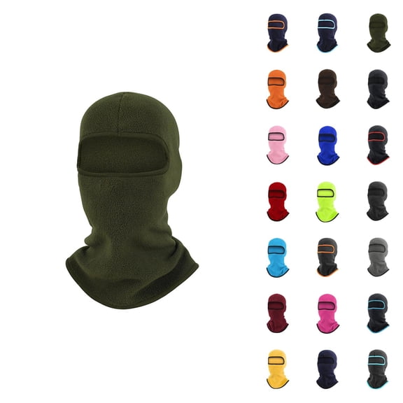 Men Women Ski Mask Winter Knit Balaclava Warm Thickened Outdoor Cycling Snow Cold Weather Face Cover Beanie Hat Windproof Design Soft Thermal Knit Gear for Ski Hiking Running Riding Gifts Ski