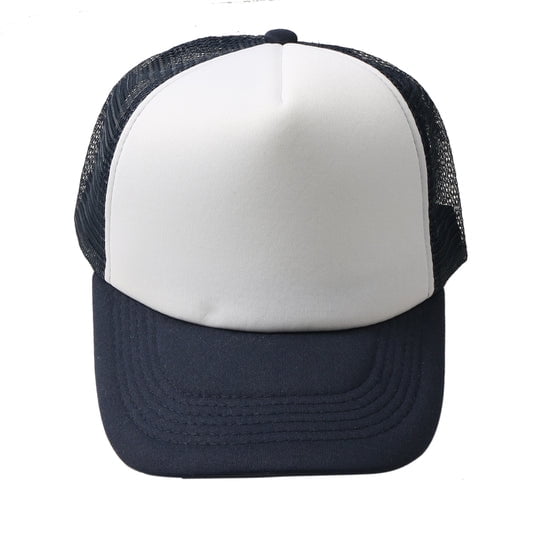 Men Women Foam Trucker Hat Mesh Cap Solid Colors Lightweight with Adjustable Snapback Collection