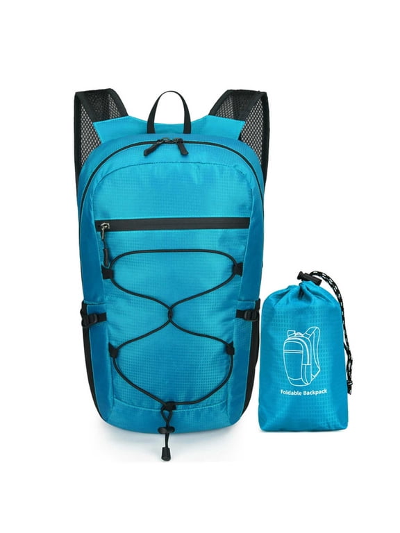 Men Women Foldable Waterproof Hiking Backpack Large Travel Daypack Back to School Backpack for Men Women