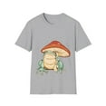 thumbnail image 1 of Men Women Frog Lovers Mushroom Umbrella Rainy Day TShirt, 1 of 4