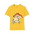 thumbnail image 1 of Men Women Frog Lovers Mushroom Umbrella Rainy Day TShirt, 1 of 4