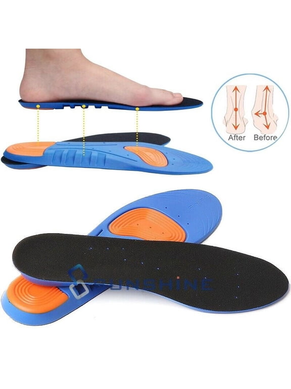 Men/Women Gel Orthotic Sport Running Insole Insert Shoe Pad Arch Support Cushion