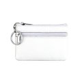 thumbnail image 1 of Men Women Genuine Leather Card Coin Key Holder Zip Wallet Pouch Bag Purse, 1 of 5