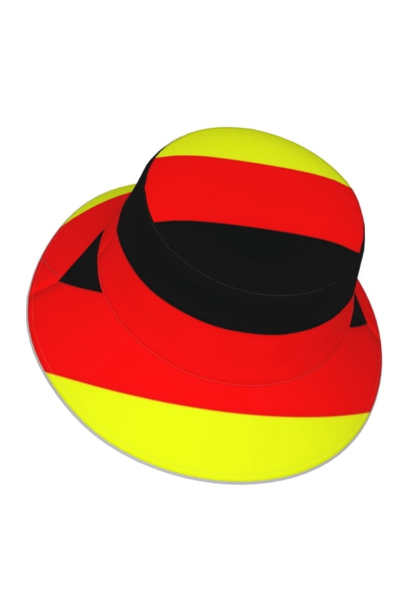 Men Women German Flag Germany Reflective Bucket Hat Reversible Runner Cap Visor Hat