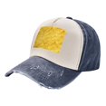 thumbnail image 1 of Men Women Gold Texture Glitter Baseball Cap Golf Dad Hat Adjustable Low Profile Cotton Hat, 1 of 7