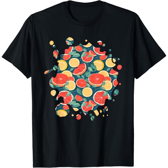 Men Women Grapefruit Fruit Botanical Design Lover Gardening T-Shirt