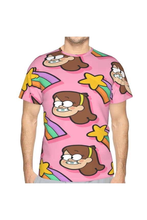 Men Women Gravity Fall Shirts Short Sleeve Cosplay Adults Anime T-Shirts Crew Neck 3d Printed Tee Tops